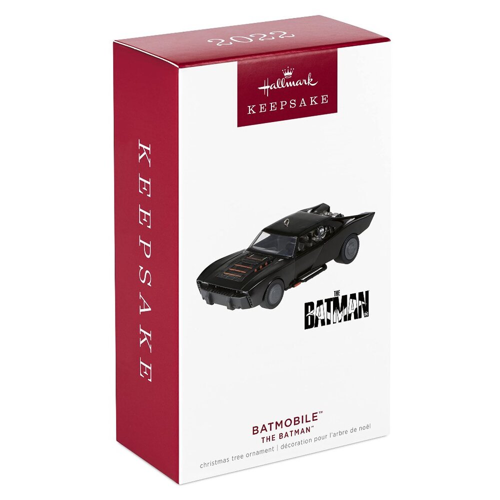 New! Batmobile from The Batman Hallmark Keepsake Ornament 2022 DC Comics